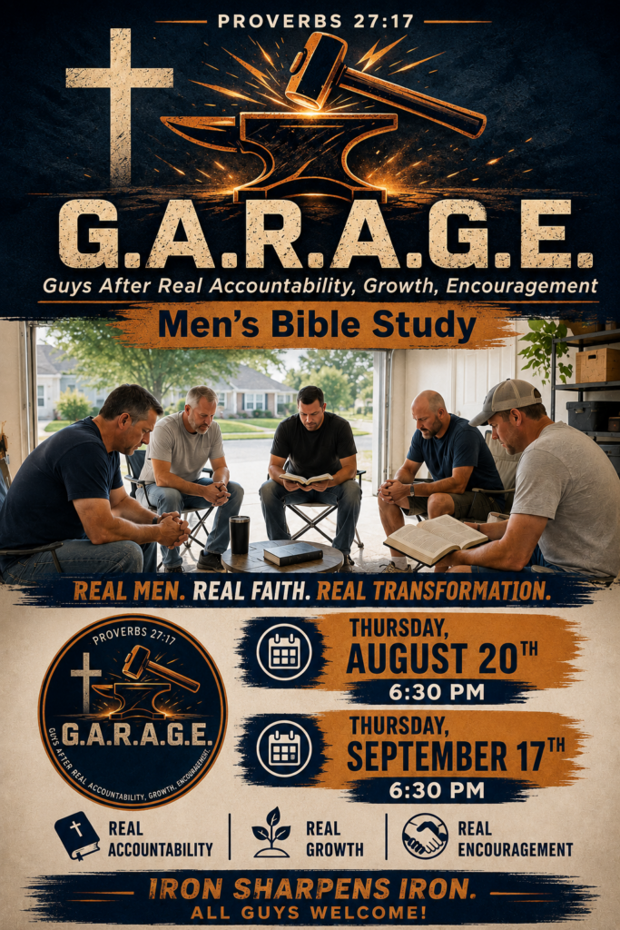 Garage Aug - Sept 2026