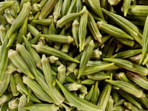 Okra pods