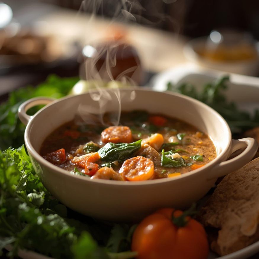 Read more about the article Chard Soup with Italian Sausage