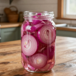 Pickled red onions